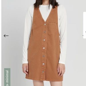 Frank and Oak Denim Pinafore